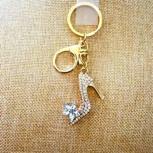 Fashion keychain/bag charm  of a stiletto